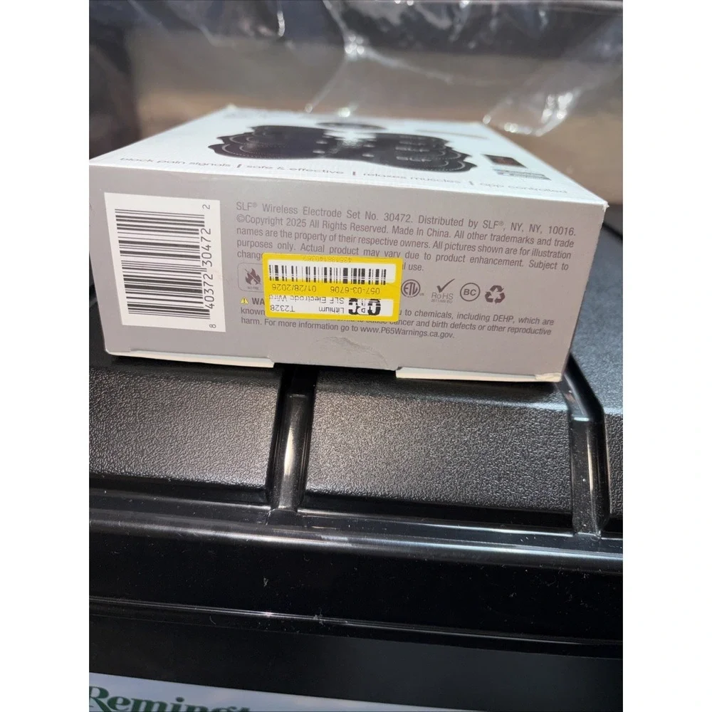 SLF Electrode Wireless Massager 2-Large 4-Small 2 Restick‎ Pads BRAND NEW IN BOX
